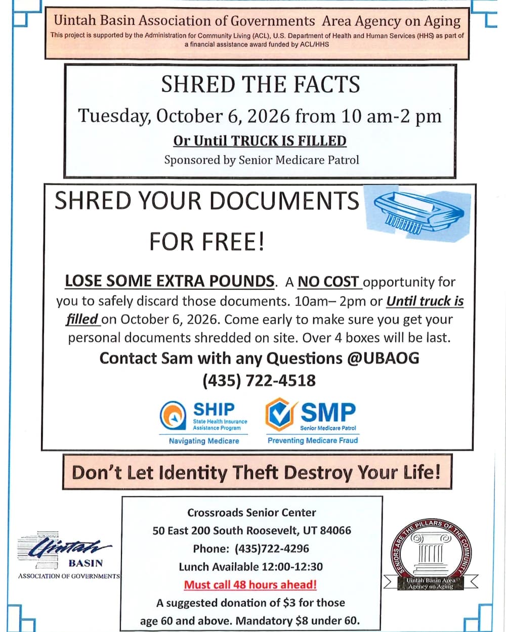Shred Event event poster
