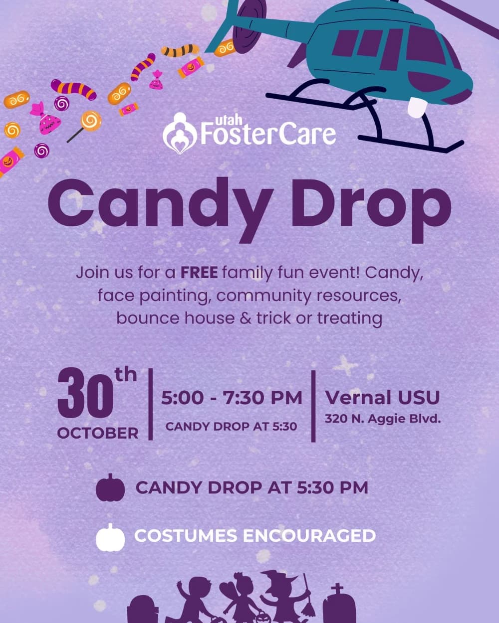 Candy Drop event poster