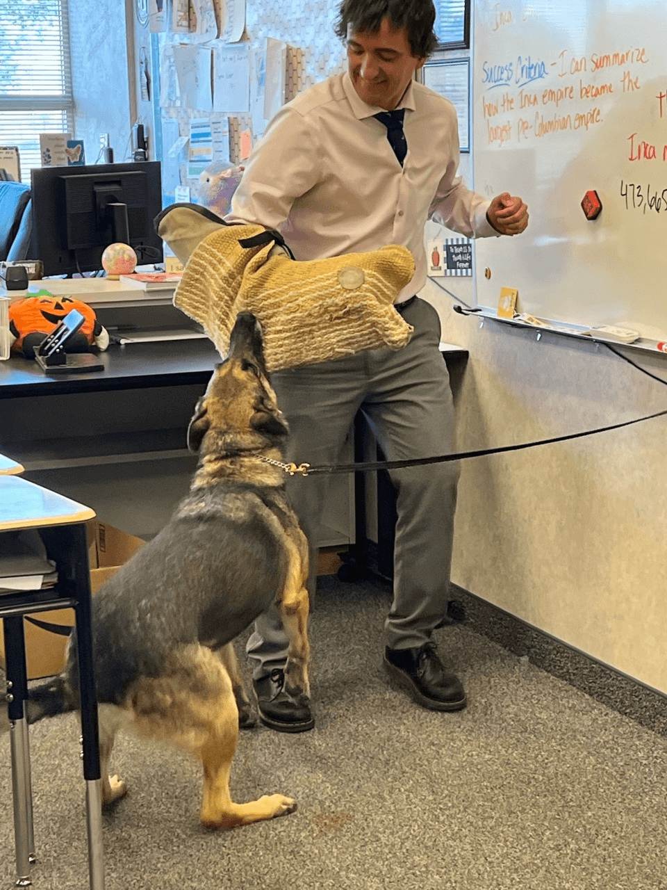Lapoint 5th Grade Class Enjoys Presentation From Deputies And K-9 Riddick