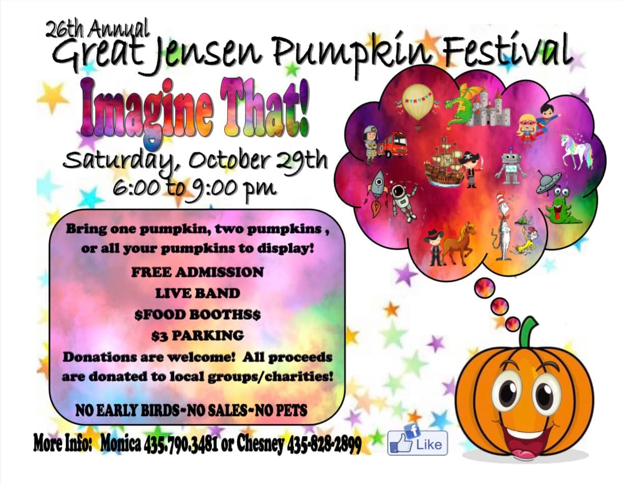 26th Annual Great Jensen Pumpkin Festival Coming Up