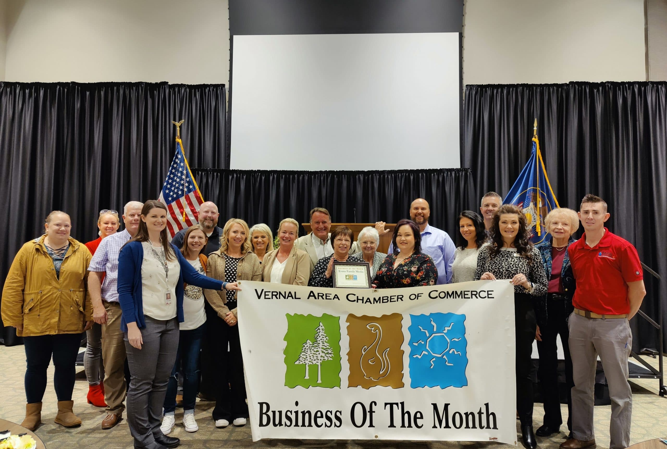 Evans Family Media Named ‘Business Of The Month’ By Vernal Chamber