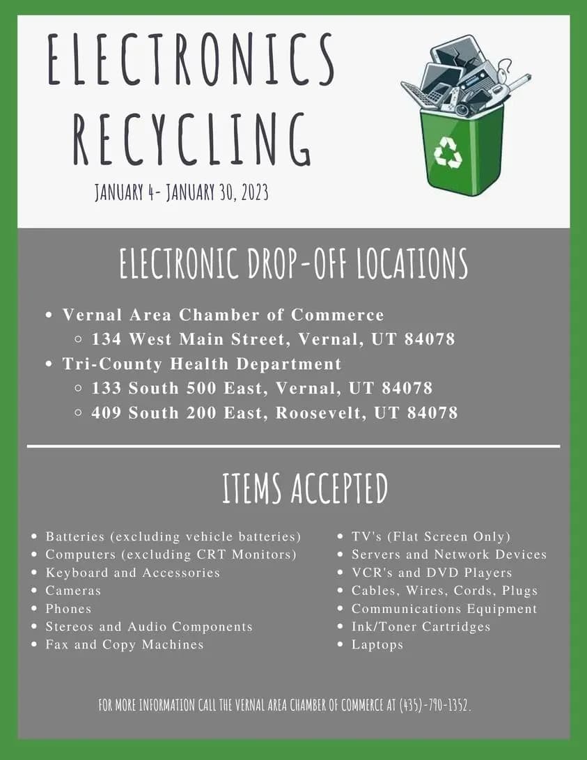 Final Week To Recycle Electronics