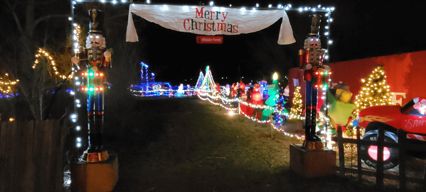 Full Christmas Magic Underway At Pierce Holiday Light Show