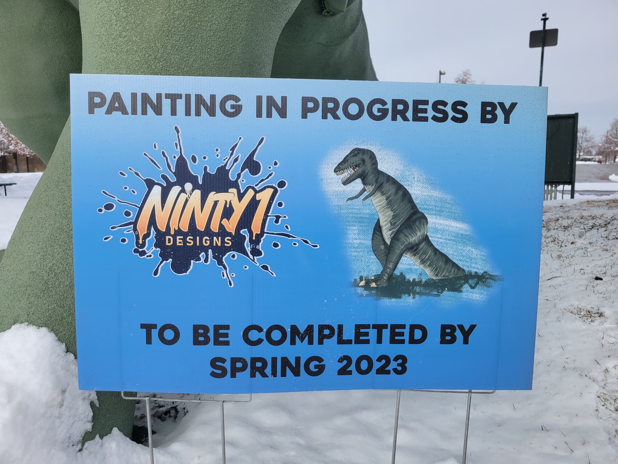 Update to Restoration of T-Rex On Vernal Main Street