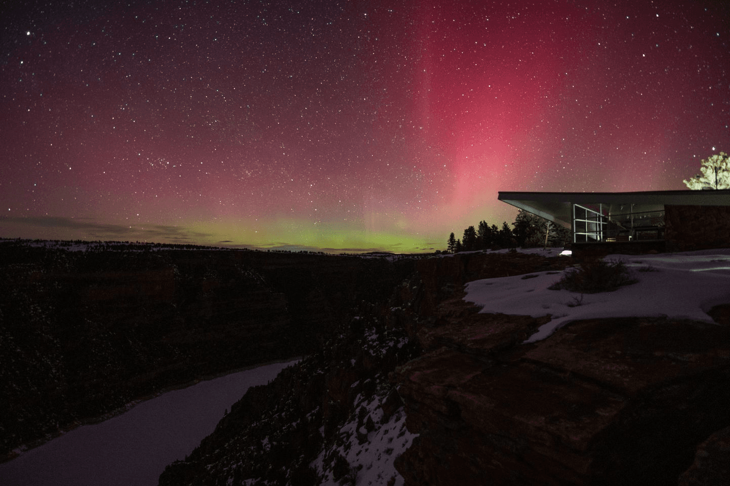 Aurora Borealis Seen From Northeastern Utah