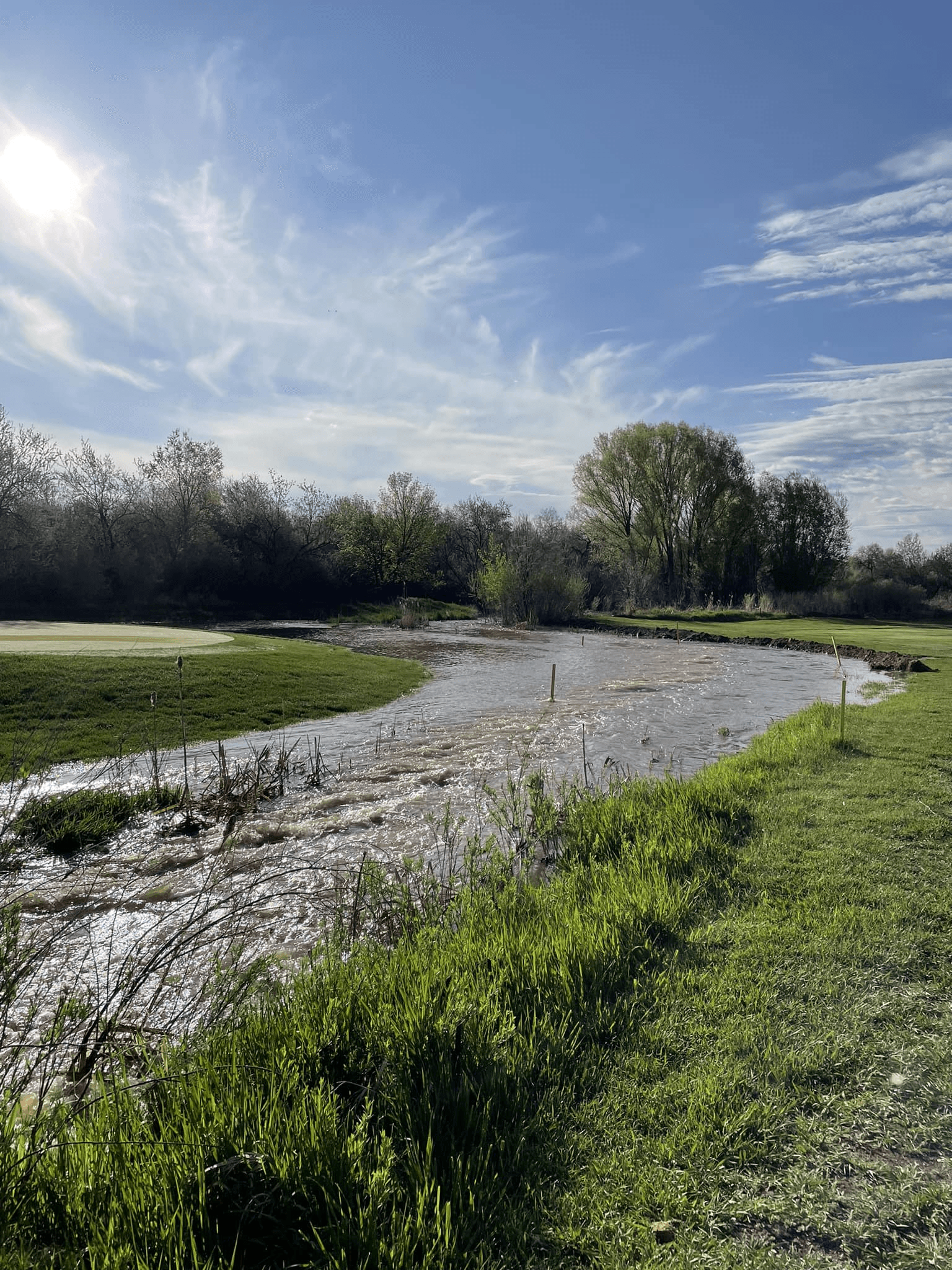 Dinaland Golf Course Dealing With Flooding