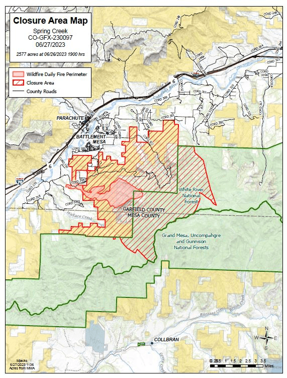 High Winds Cause Spread Of Spring Creek Fire