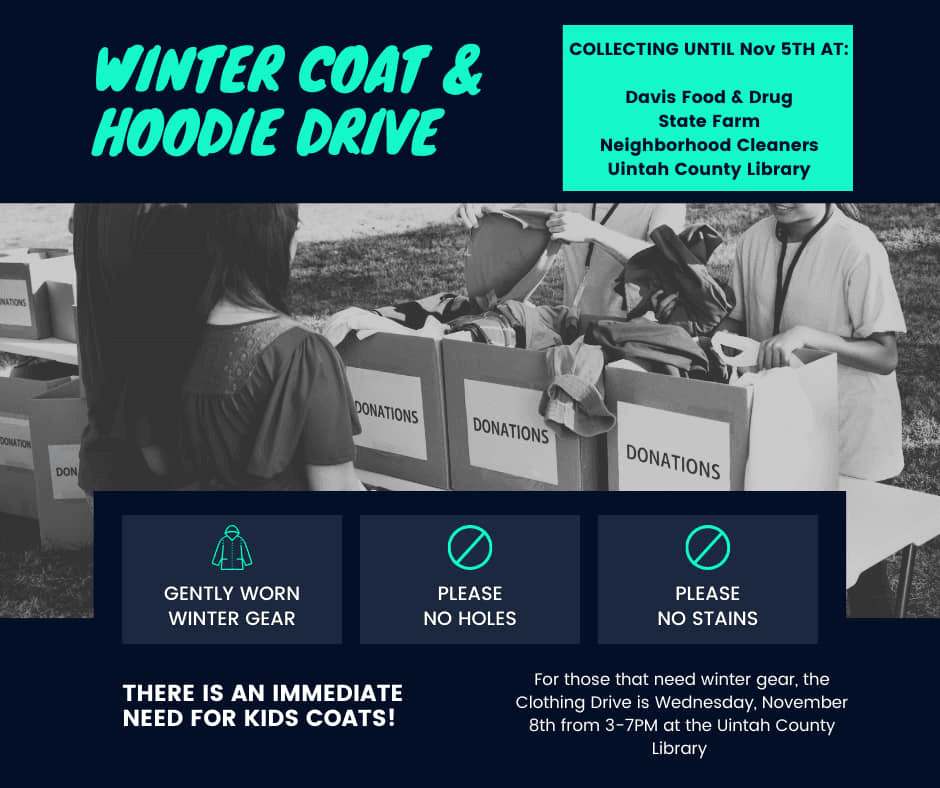 Rotary Club of Vernal Winter Coat and Hoodie Drive Still Accepting Donations
