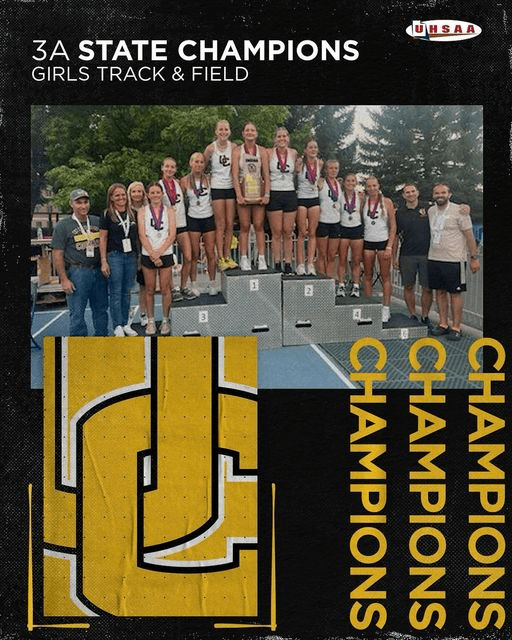 Union Girls Track Wins 3A State; Athletes From Across Basin Find Success
