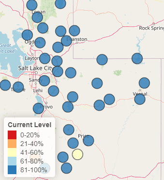 Reservoir Levels Peak With Some Exceeding 100 Percent Fill