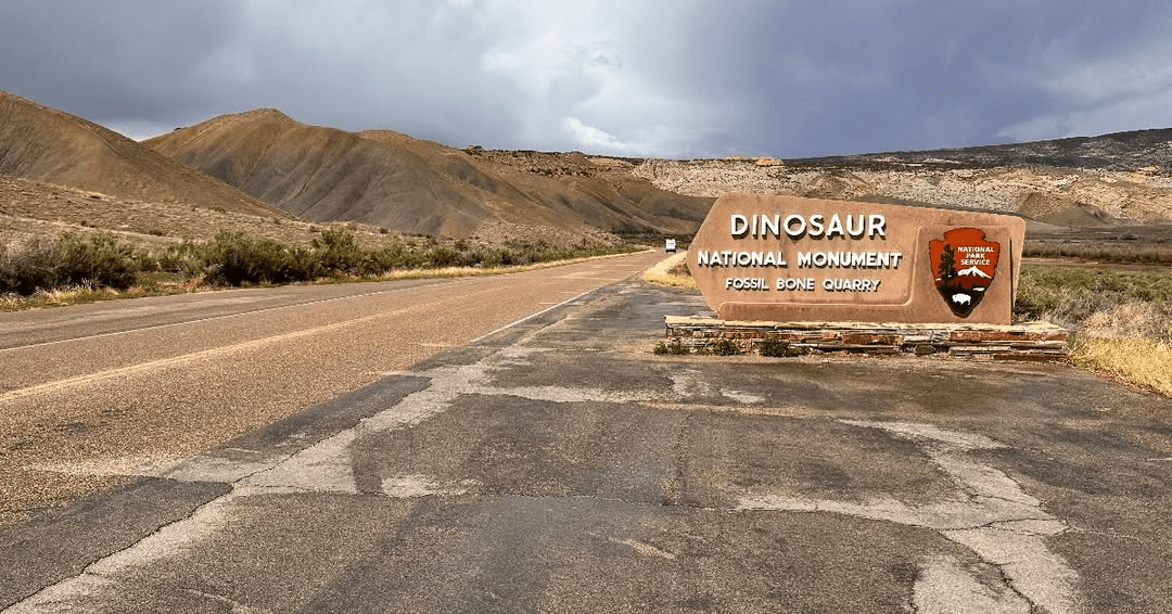 Road Construction At Dinosaur National Monument