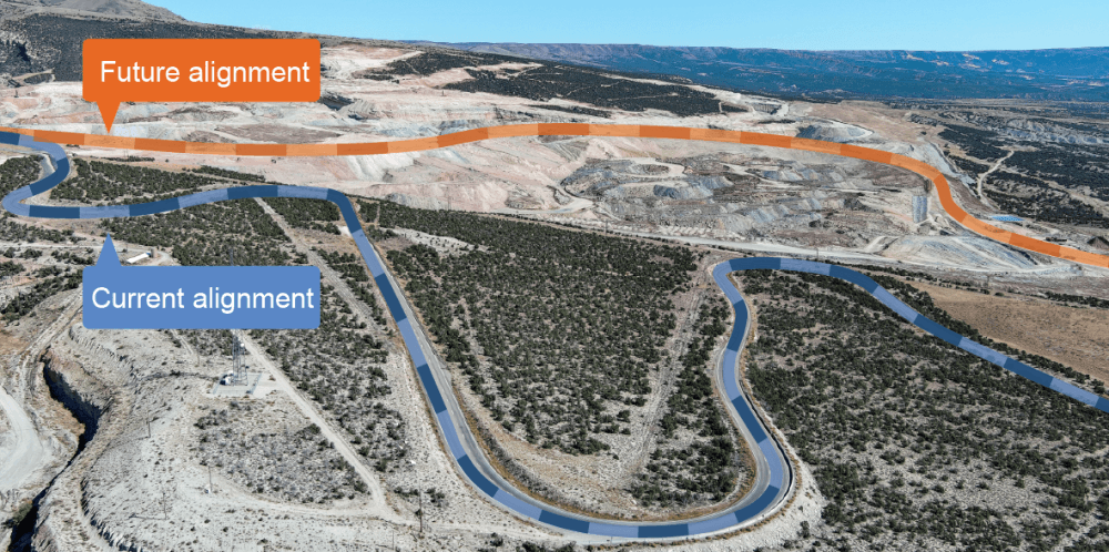 US-191 Realignment Construction Underway