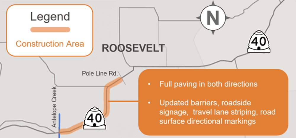 UDOT: Highway 40 Construction Starting From Bridgeland To Roosevelt