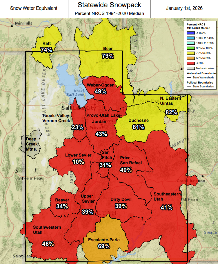 Water Outlook Report For Northeastern Utah