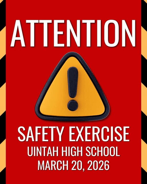 Large Scale Safety Exercise Taking Place Today At Uintah High School And AVEC