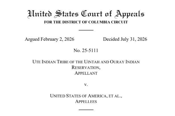 Court Denies Ute Tribe Appeal For 1.5 Million Acres In Northeastern Utah